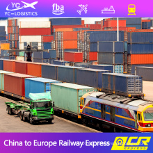 DDP Railway shipping company freight forwarder china to France